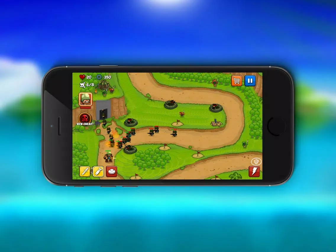 Screenshot di Tower Defense : King Of The War iPad 