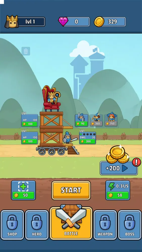 Скриншоты Tower Legends 2