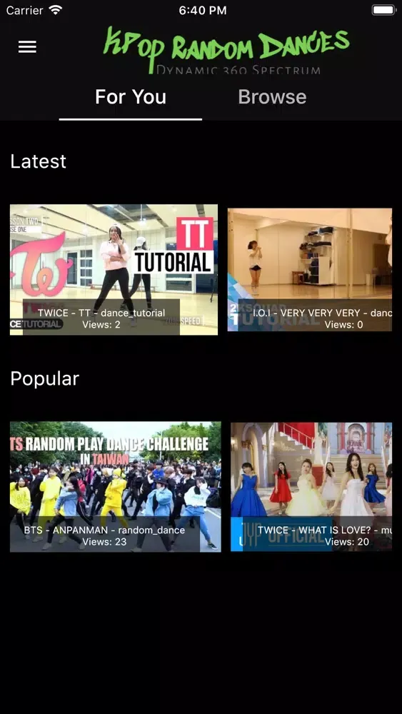 Screenshot di KPRD (K-pop Random Dances)