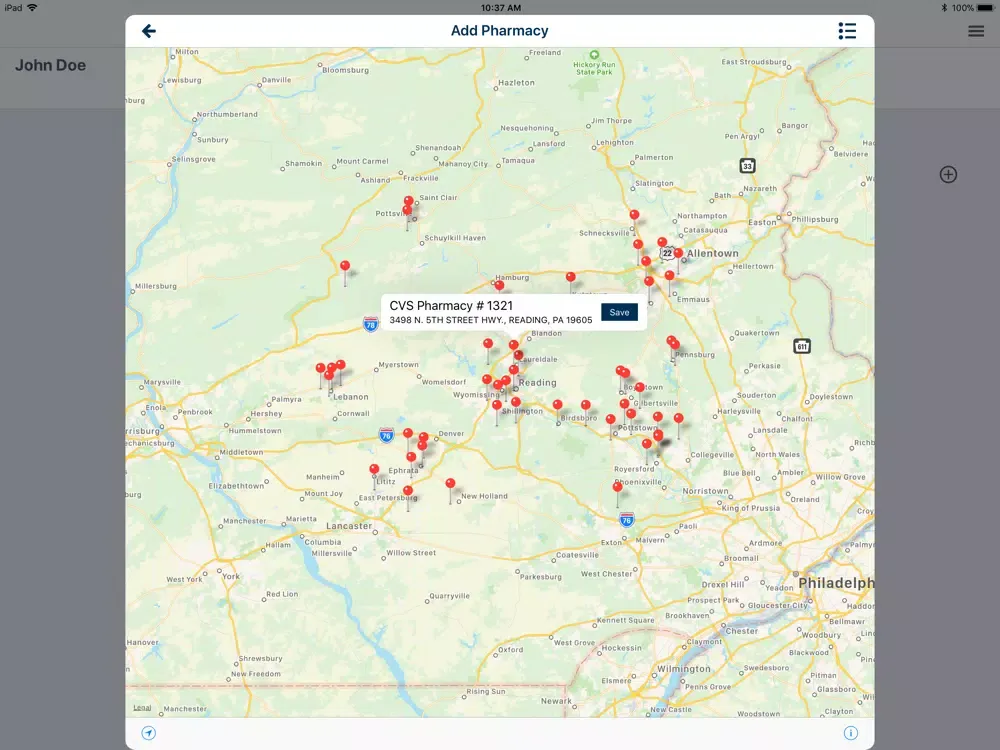 Tower Health VirtualUrgentCare iPad  Screenshots