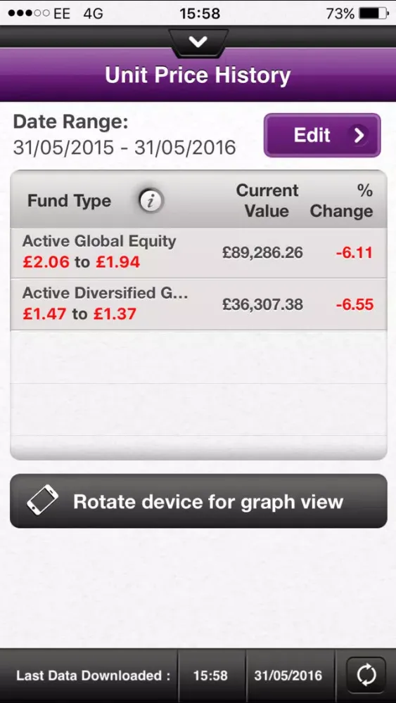 Track My Pension سکرین شاٹس