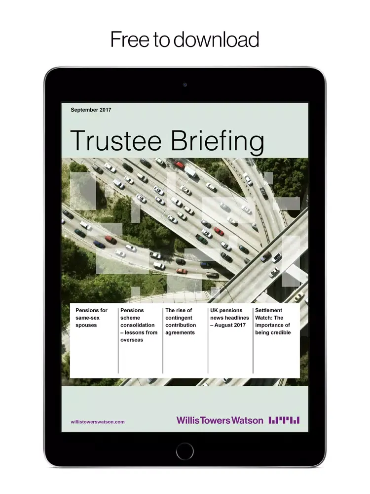Screenshot di Pensions Briefing iPad 