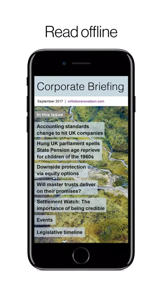 Screenshot di Pensions Briefing