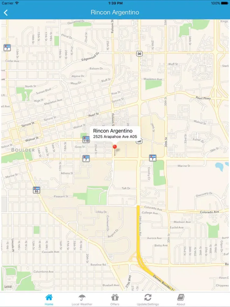 Captures d'écran de Boulder App - Local Business & Travel Guide iPad 