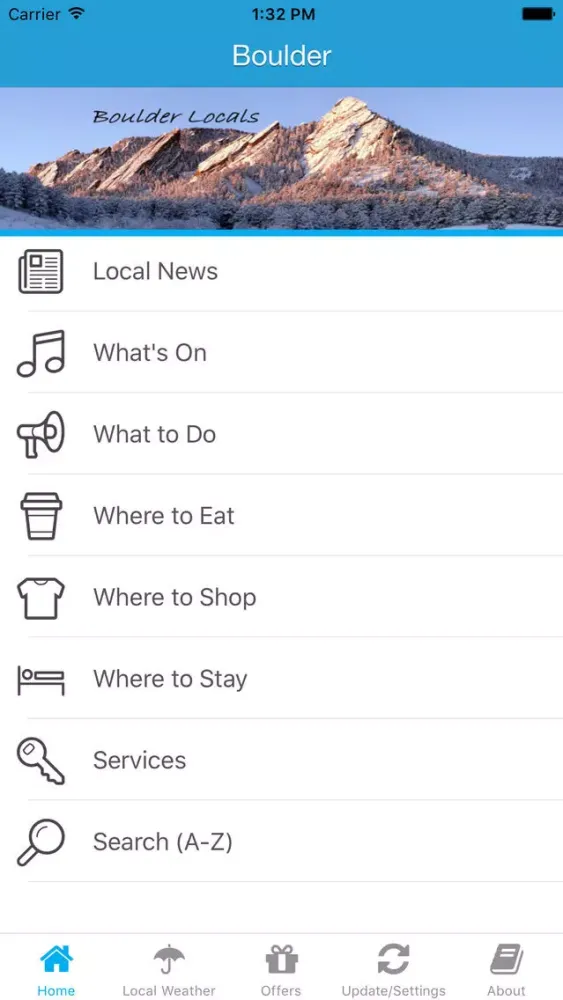 Captures d'écran de Boulder App - Local Business & Travel Guide