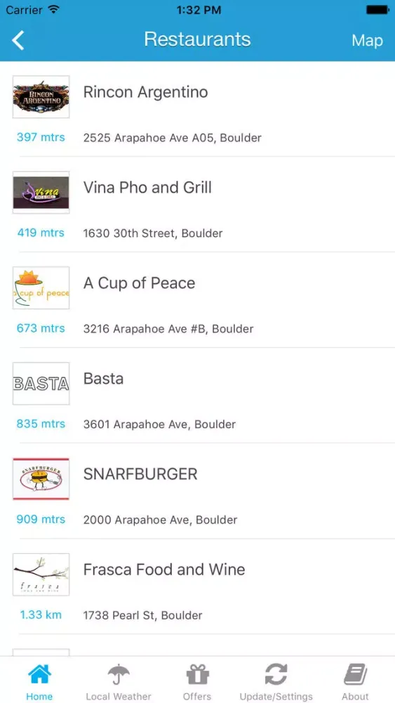 Captures d'écran de Boulder App - Local Business & Travel Guide