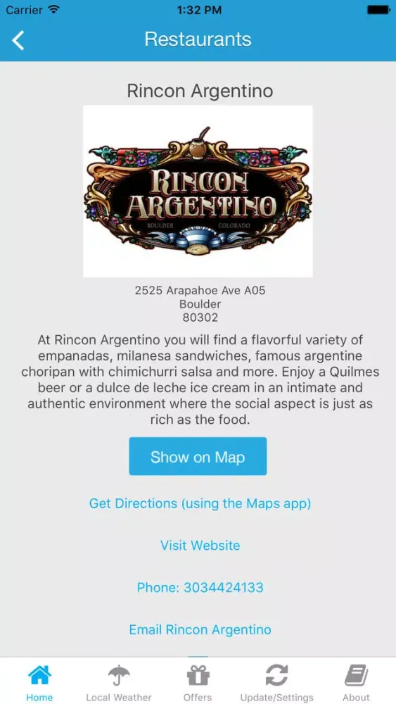 Captures d'écran de Boulder App - Local Business & Travel Guide