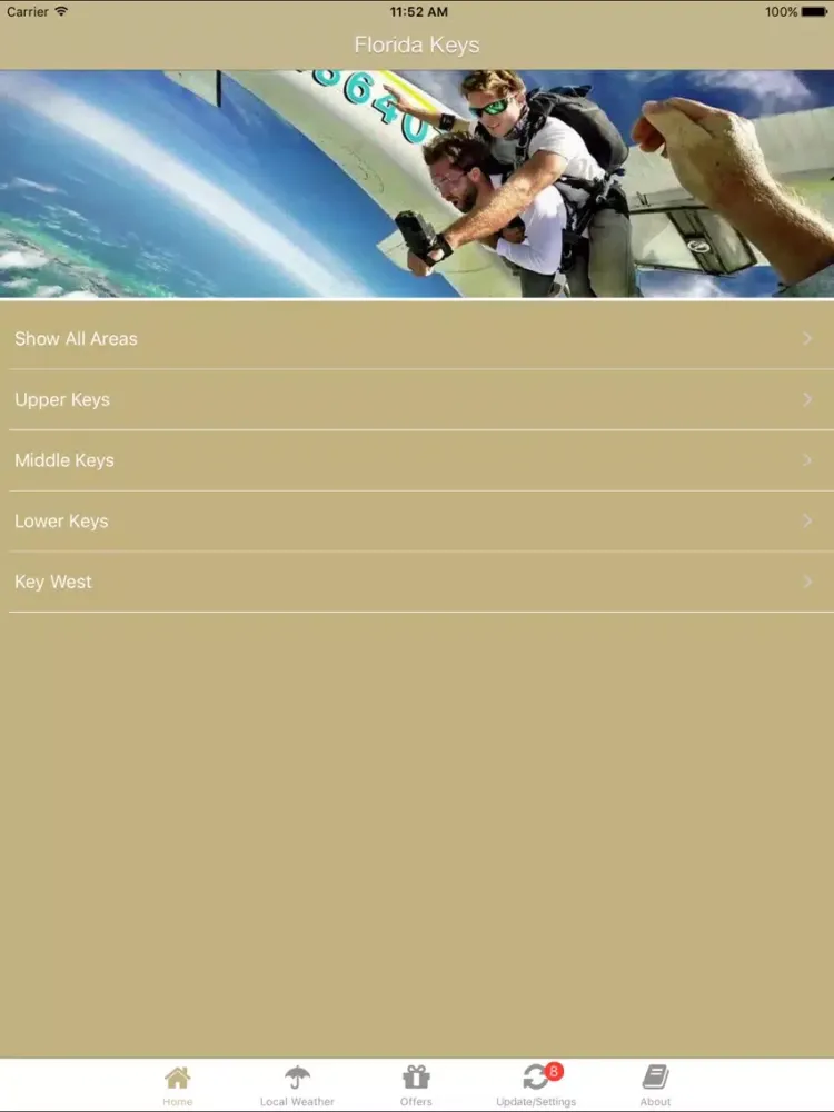 ภาพหน้าจอของ Florida Keys App iPad 