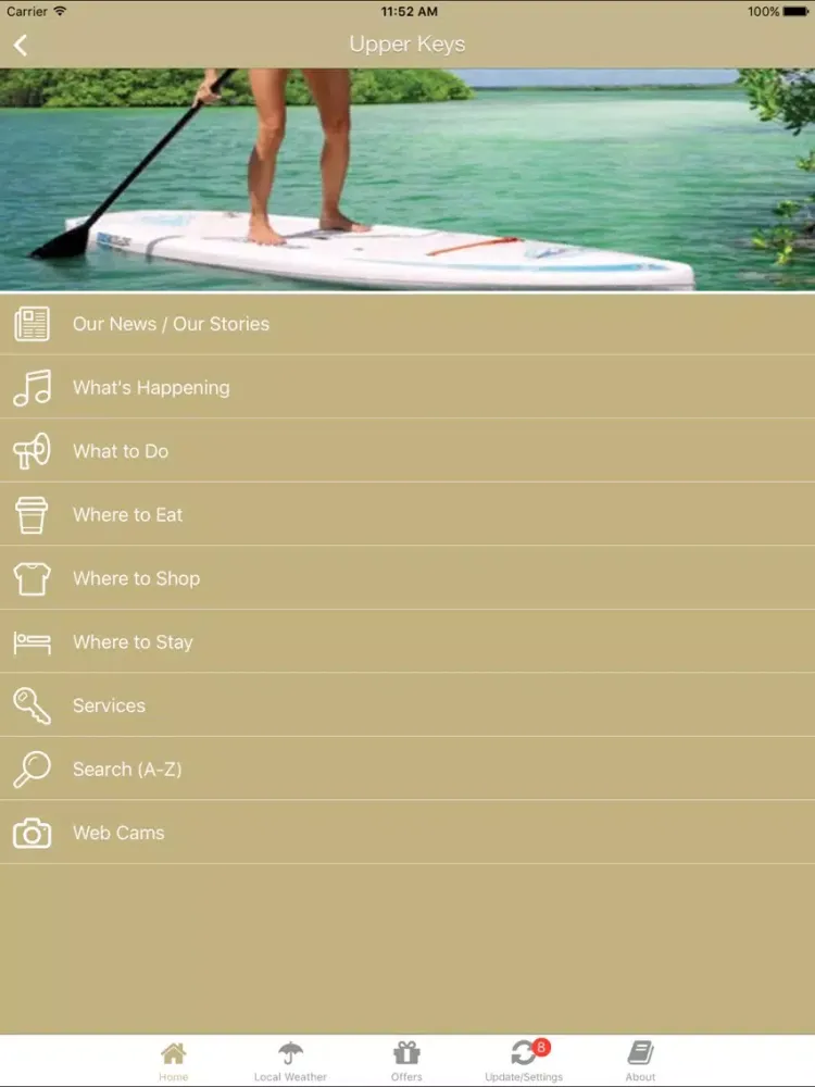 ภาพหน้าจอของ Florida Keys App iPad 