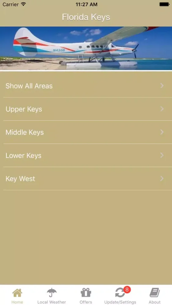 ภาพหน้าจอของ Florida Keys App
