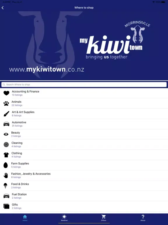 My Kiwi Town MPD iPad  স্ক্রিনশট