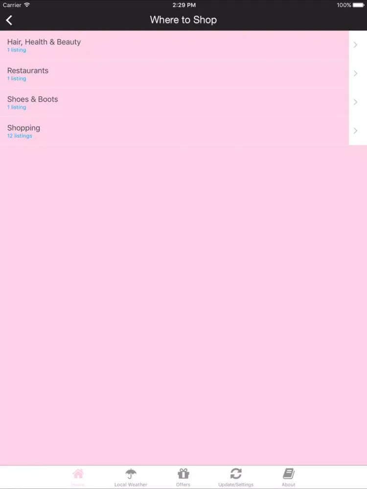 Ảnh chụp màn hình của Open Road Girl App iPad 