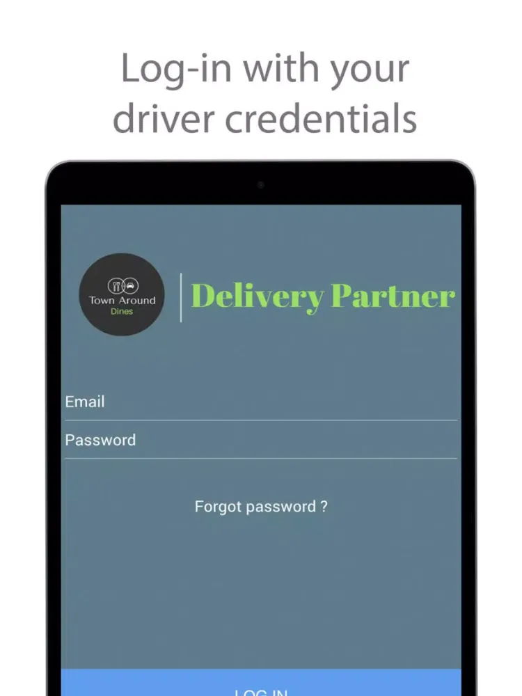 ภาพหน้าจอของ Town Driver partners iPad 