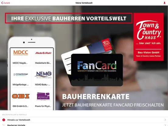 Bau-Vision Bauherrenkarte iPad  Screenshots