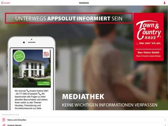 Bau-Vision Bauherrenkarte iPad  Screenshots