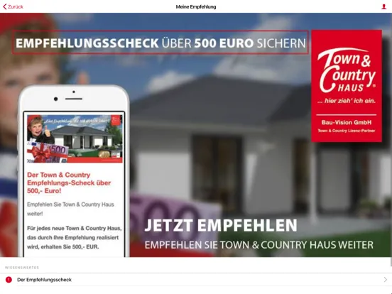 Bau-Vision Bauherrenkarte iPad  Screenshots