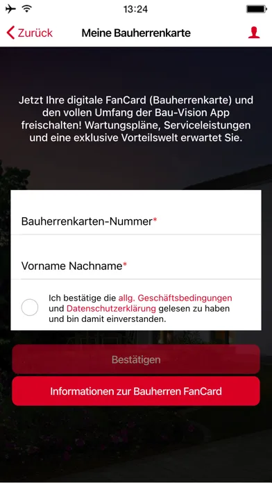 Bau-Vision Bauherrenkarte Screenshots