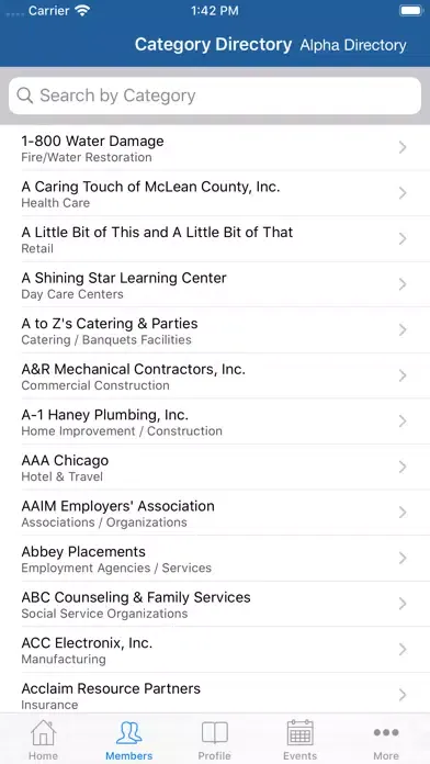 McLean County Chamber Screenshots