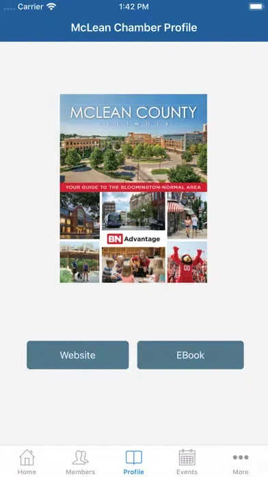 McLean County Chamber Screenshots