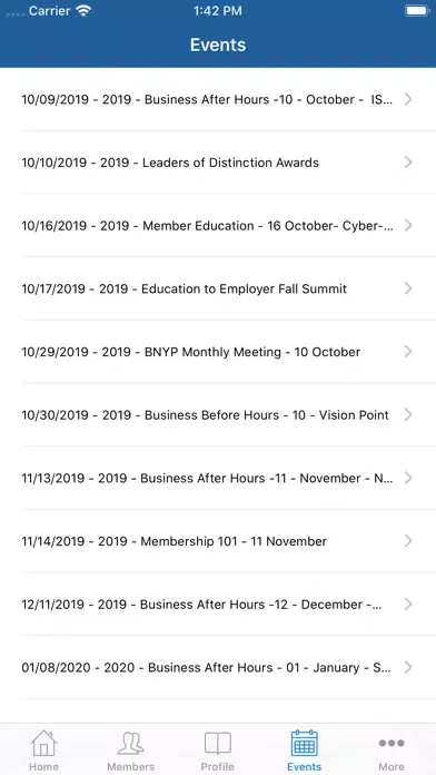 McLean County Chamber Screenshots