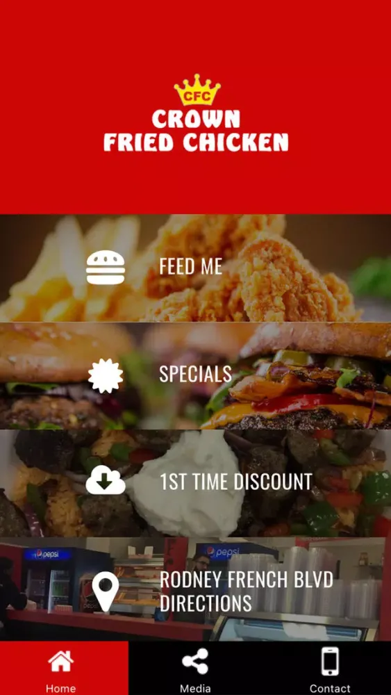 Zrzuty ekranu CFC Fried Chicken