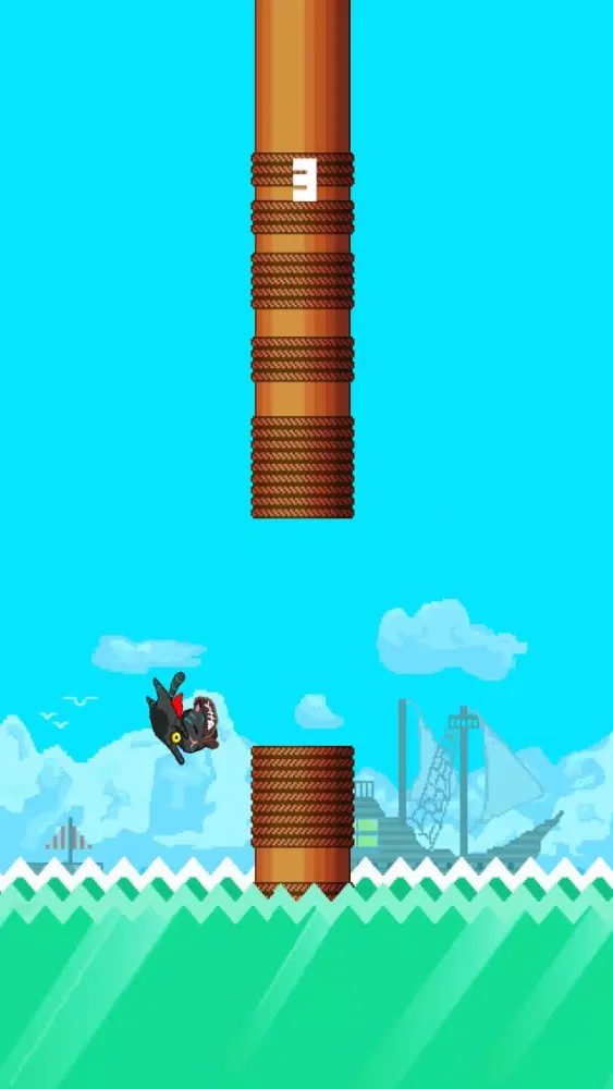 Flappy Cat: Pirate 스크린샷