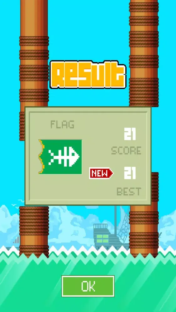 Flappy Cat: Pirate 스크린샷