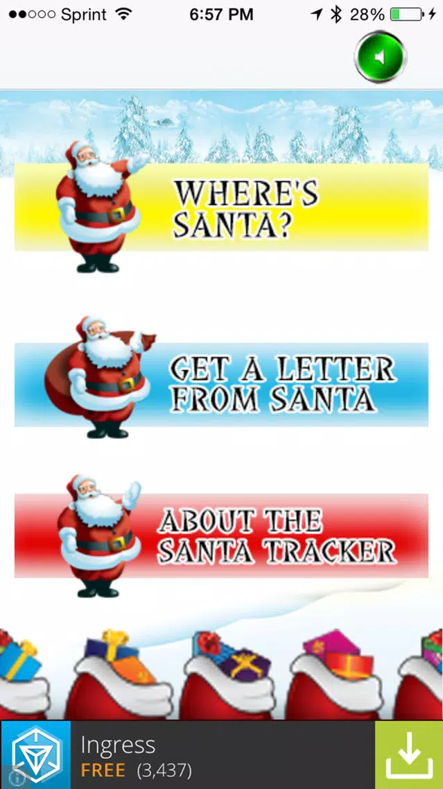 Capturas de tela do The Santa Claus Tracker