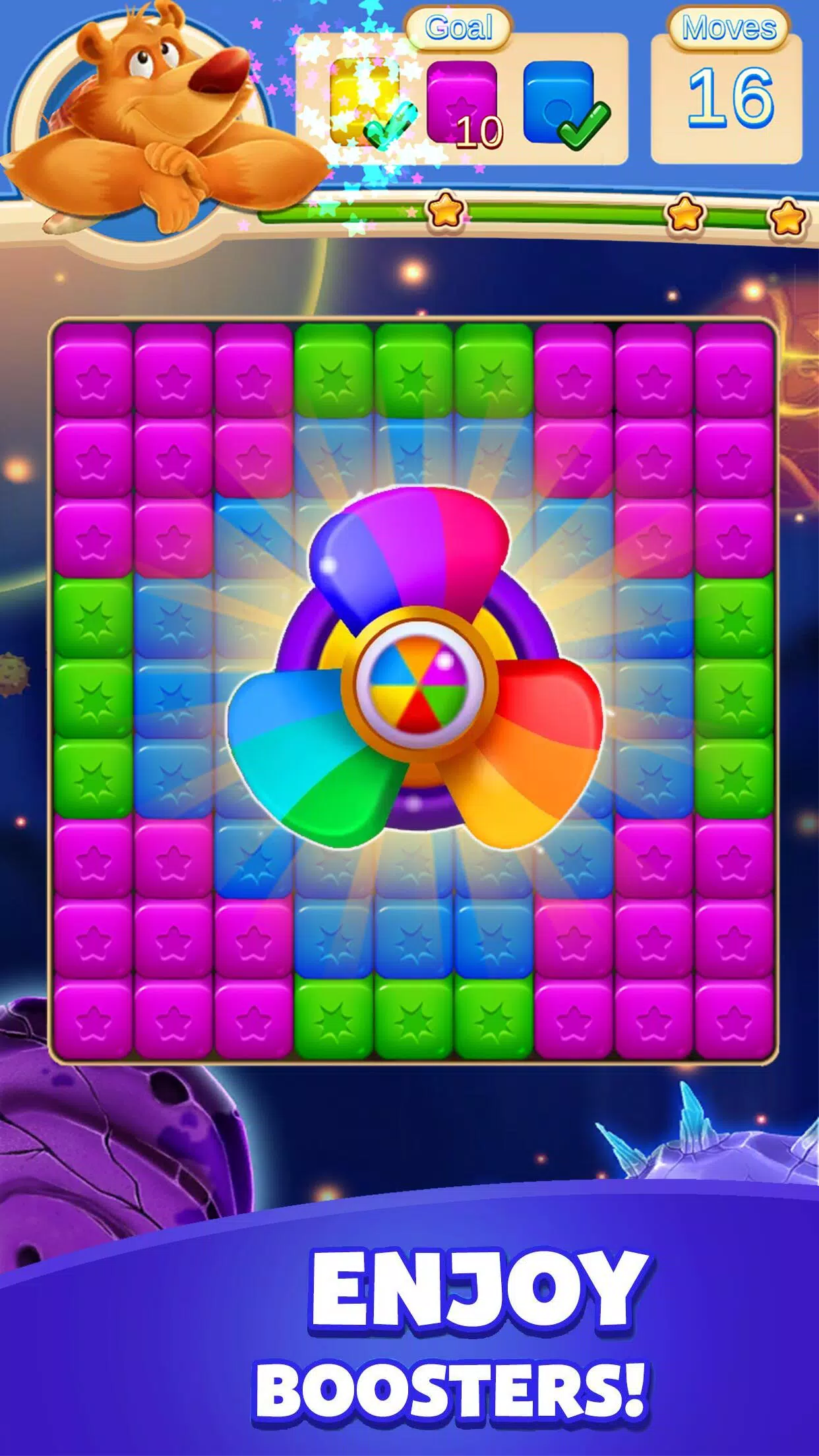 Screenshot di Toy Cubes Blast:Match 3 Puzzle