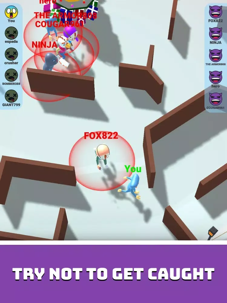 Zrzuty ekranu Evil Hide 3D: Catch-Up iPad 