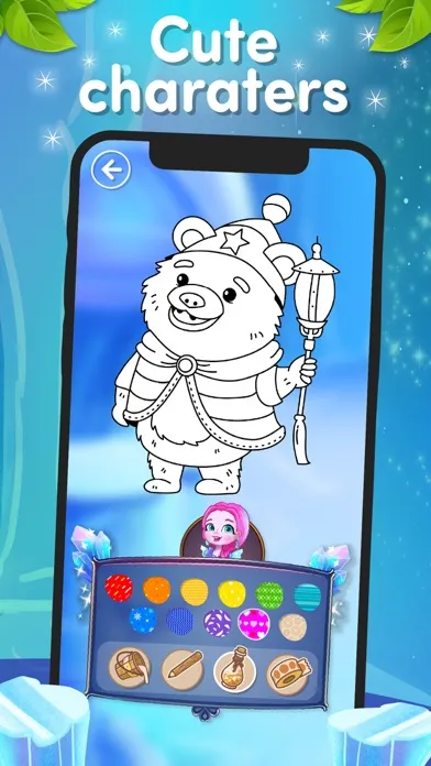 Screenshot di Fairies: Coloring fun for kids
