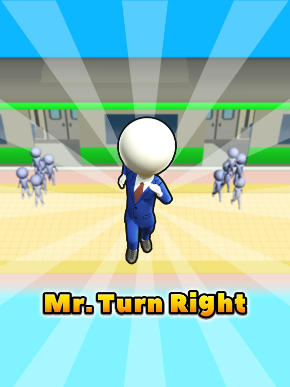 Tangkapan layar Mr. Turn Right iPad 