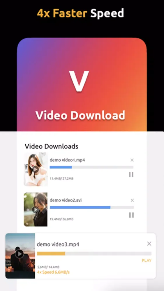Capturas de tela do All Video Downloader Download