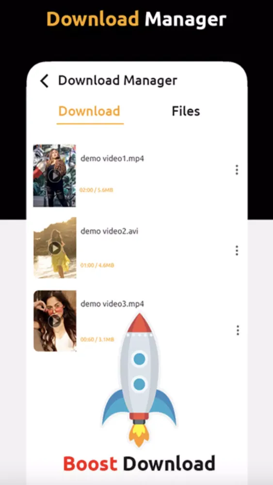 Capturas de tela do All Video Downloader Download