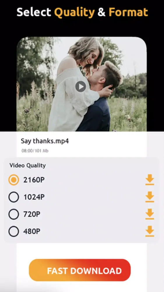 Capturas de tela do All Video Downloader Download