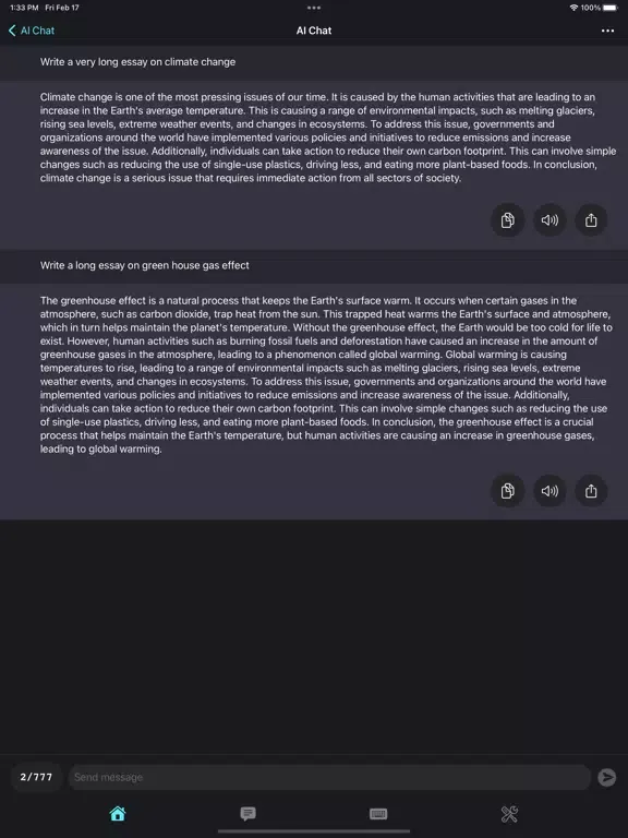 ChatBot AI Chat : Writing BOT. iPad  स्क्रीनशॉट