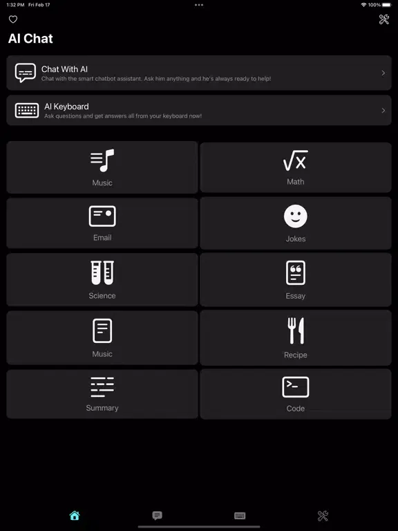 ChatBot AI Chat : Writing BOT. iPad  स्क्रीनशॉट