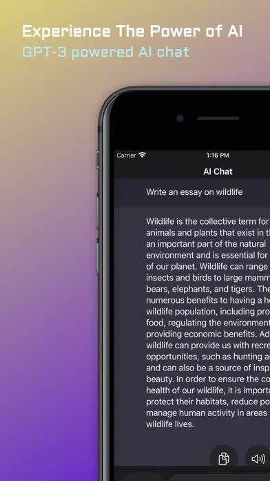 ChatBot AI Chat : Writing BOT. Ekran Görüntüleri