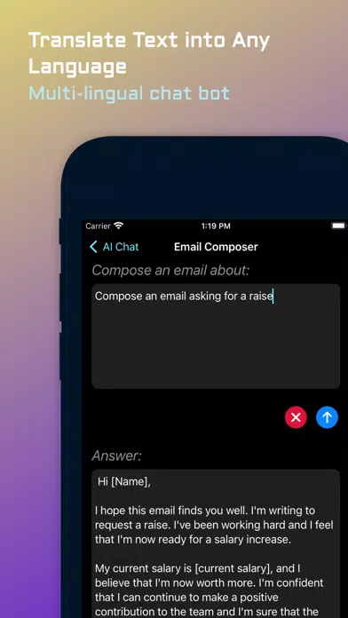 ChatBot AI Chat : Writing BOT. Ekran Görüntüleri