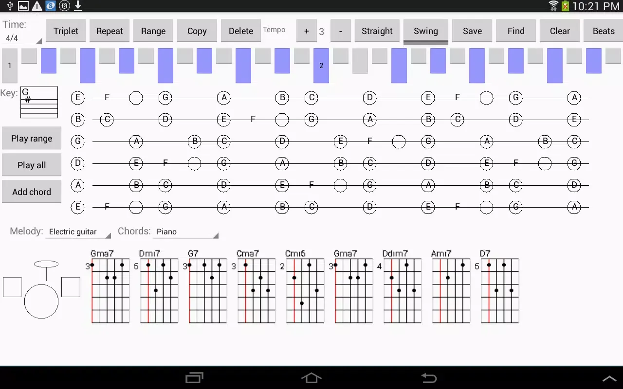 Capturas de pantalla de Guitar Composer