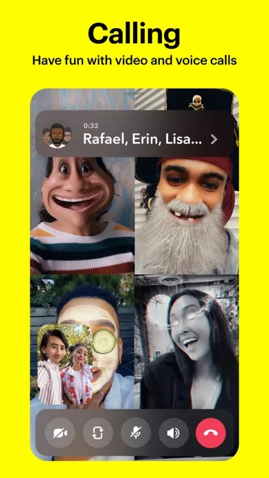 Tangkapan skrin Snapchat