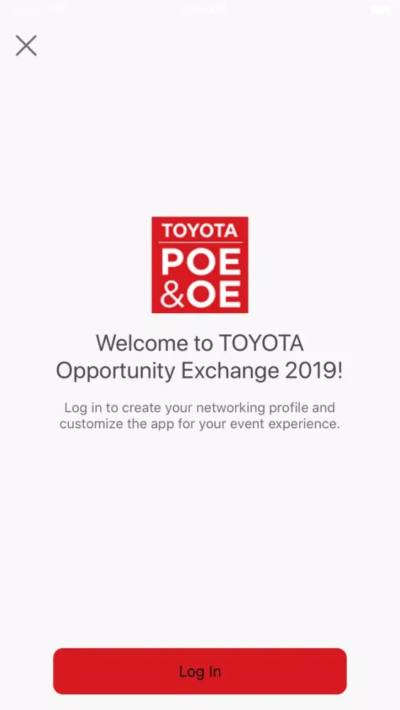 Screenshot di Toyota Exchanges