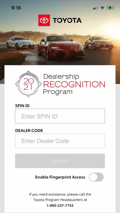 Toyota Dealership Recognition سکرین شاٹس