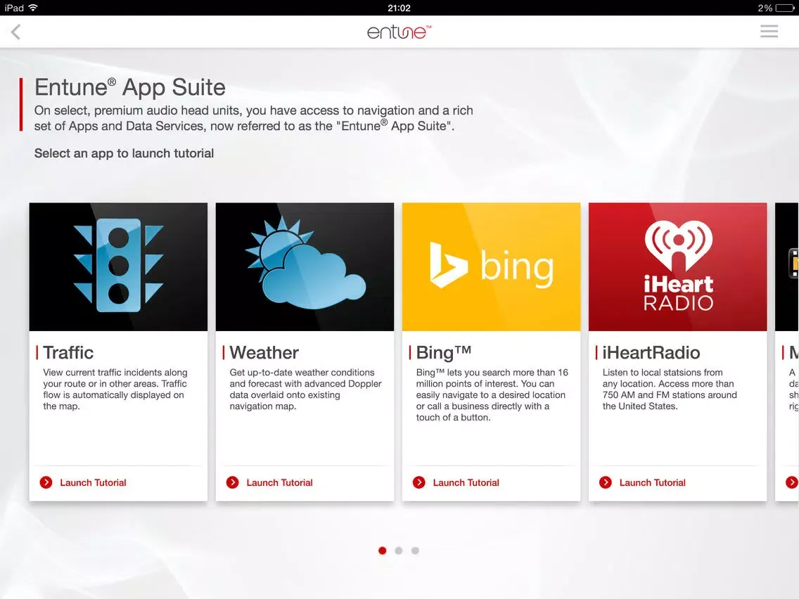 Tangkapan skrin Entune Audio Simulator iPad 