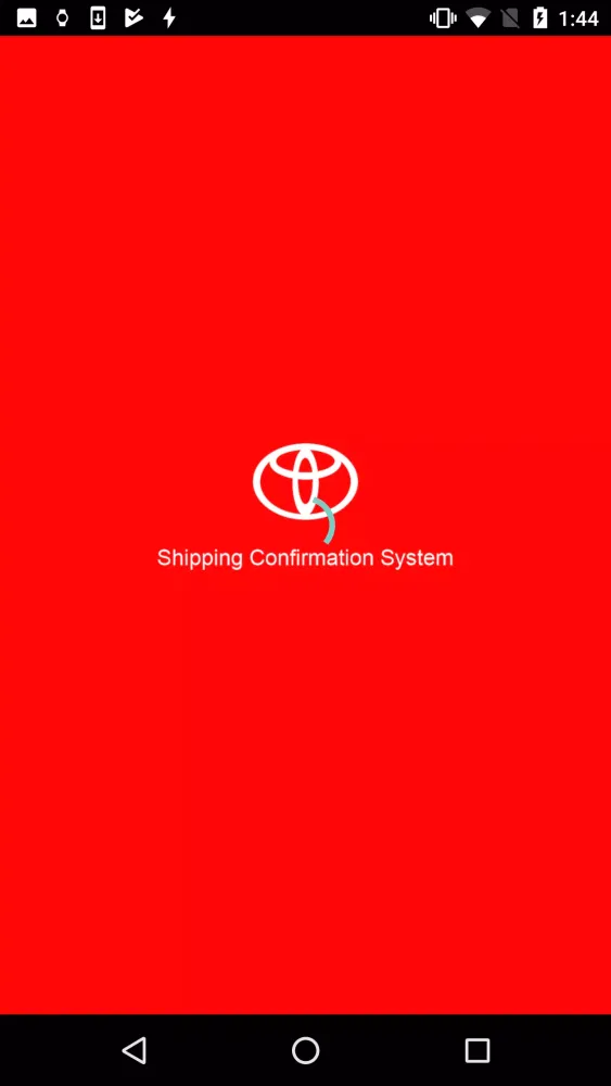 Shipping Confirmation System スクリーンショット