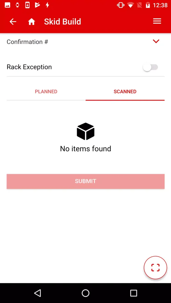 Shipping Confirmation System スクリーンショット
