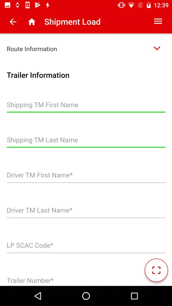 Shipping Confirmation System スクリーンショット