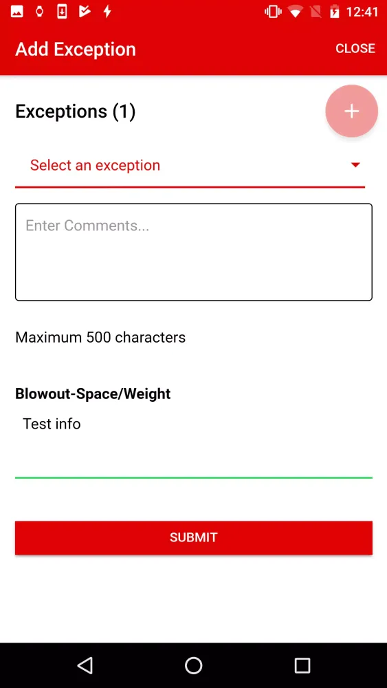 Shipping Confirmation System スクリーンショット