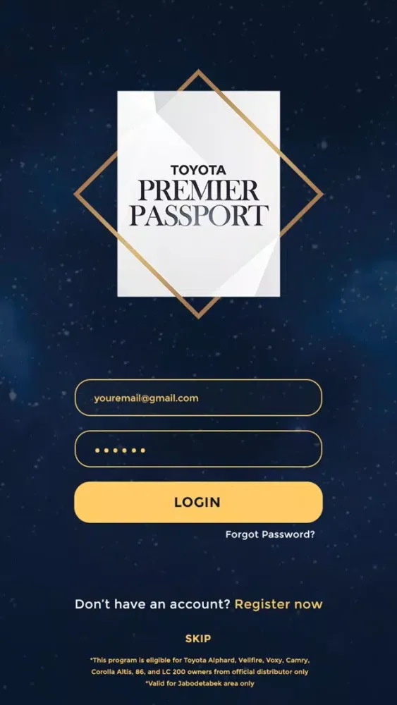 Screenshot di Toyota Premier