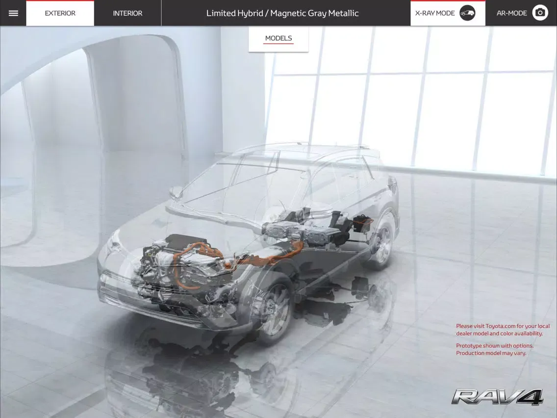 Скриншоты RAV4 Virtual Experience iPad 
